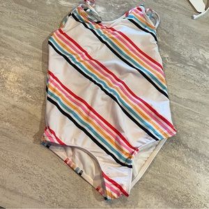 Billabong Junior Girls' Seeing Rainbows One-Piece Swimsuit - Size 12